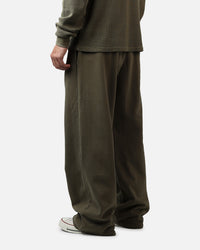 American Thrift Wide Leg Pants Washed Olive