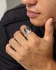 Wild For The Weekend Flame Signet Ring (Medium) Silver