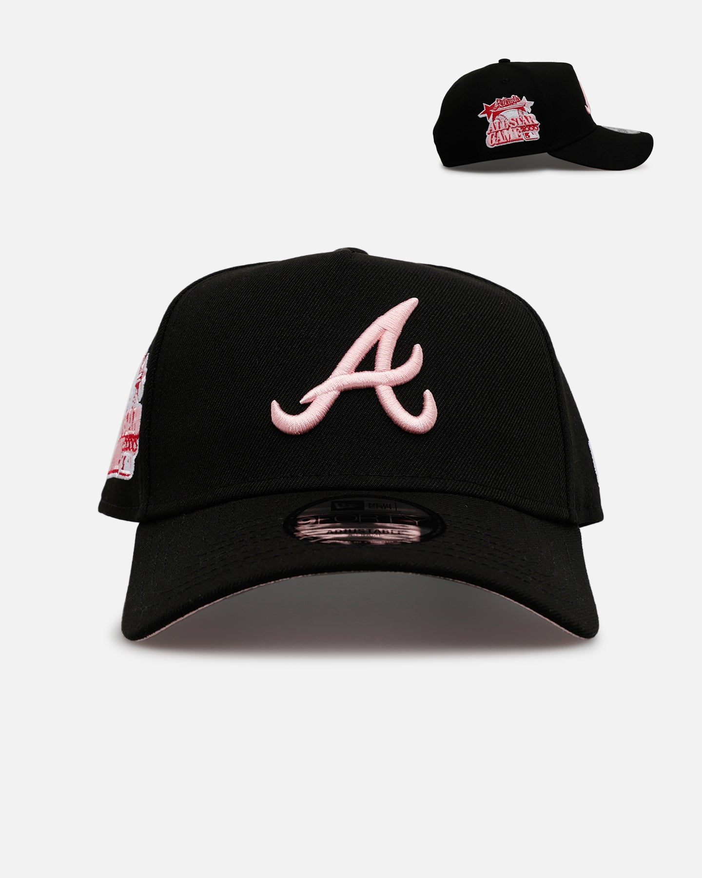 New Era Atlanta Braves 'Black And Pink' 9FORTY A-Frame Snapback