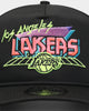 New Era Los Angeles Lakers 'Neon Vice Prolight' Old Golfer Snapback Black