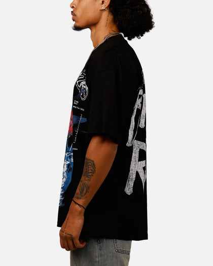 Loiter Brain Rot Vintage T-Shirt Black