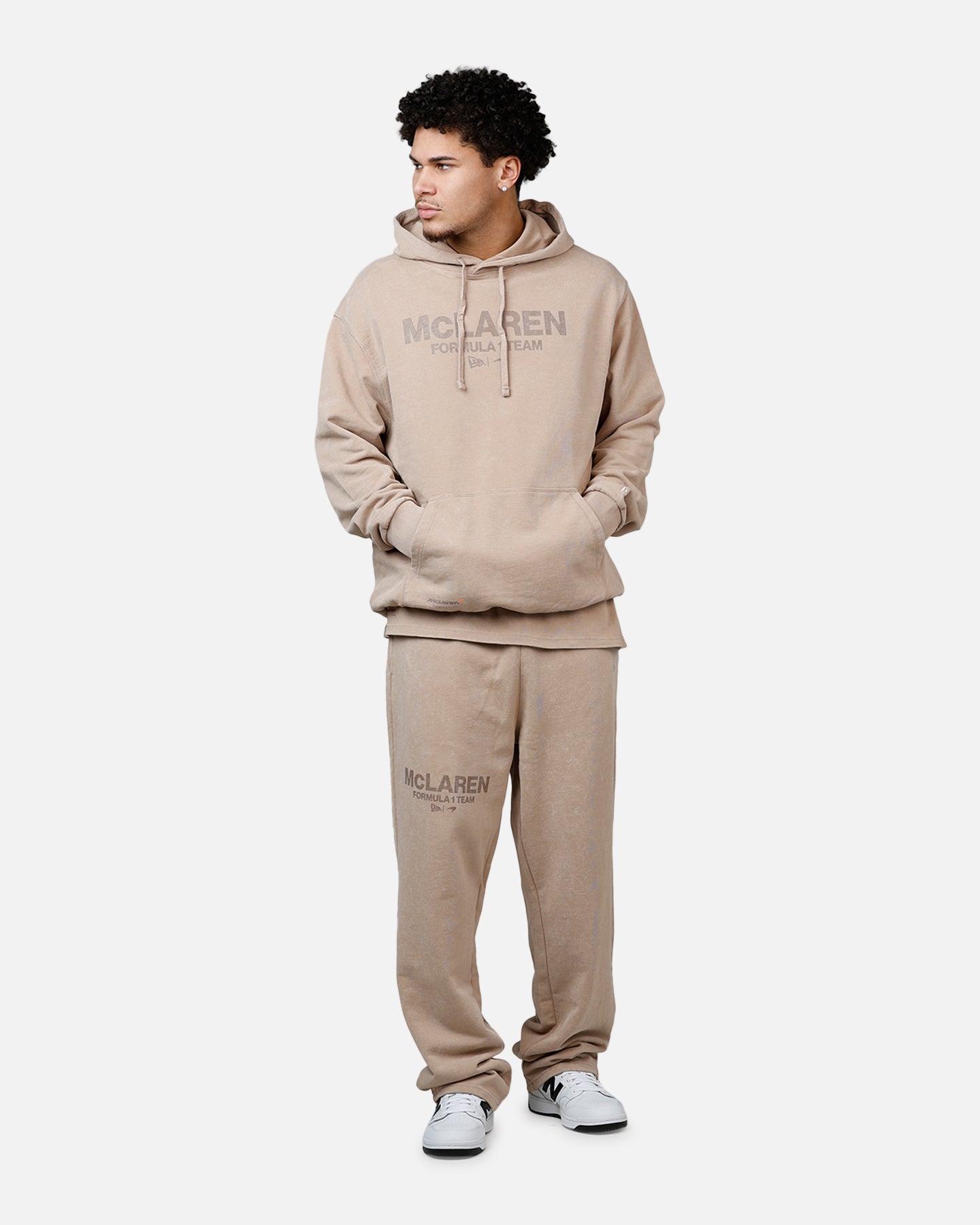 New Era X Mclaren Hoodie Taupe | Culture Kings US