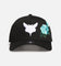 New Era Charlotte Hornets 'Aqua Rose Embroidery' 9FORTY A-Frame Snapback Black/Aqua