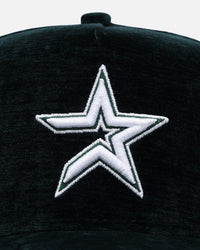 New Era Houston Astros 'Plush Chenille' 9FORTY A-Frame Snapback Dark Green
