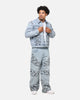 Saint Morta Poison Ivy Panel Denim Jacket Mid Blue