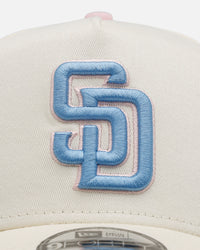 New Era San Diego Padres 'Pastel' 9FORTY A-Frame Snapback Chrome White