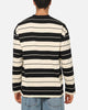 Carre Collective Stripe Long Sleeve T-Shirt Black/Off White