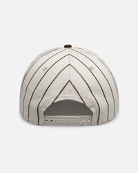 New Era Chicago White Sox 'Washed Stone Walnut' 19TWENTY Snapback Brown Pinstripe