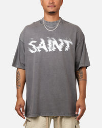 Saint Morta System Overload T-Shirt Washed Charcoal