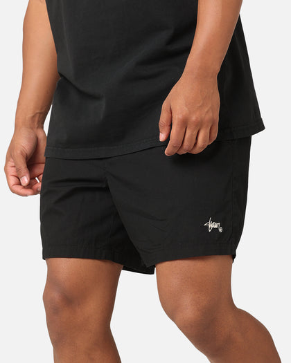 S Double Poplin Coast Boxer Shorts Black