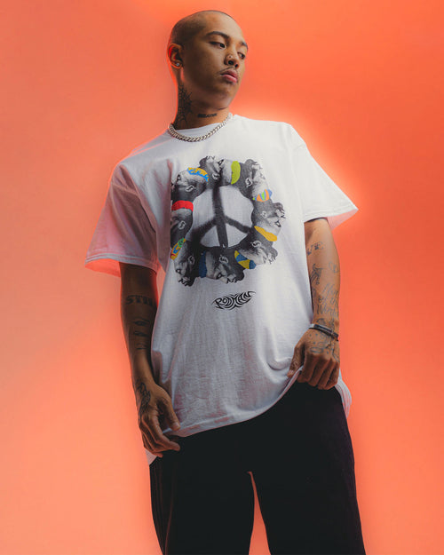 Rodman Brand Peace Head T-Shirt White