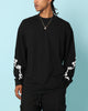 Carré Rosebowl Oversized Long Sleeve T-Shirt Black