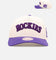 Mitchell & Ness Colorado Rockies 'Chainstitch Wordmark' Pro Pinch Snapback Purple