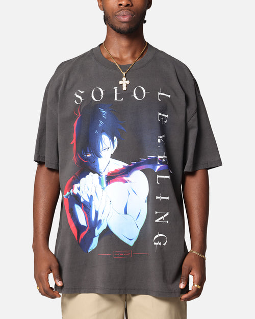 Goat Crew X Solo Leveling Solo Leveling Heavy T-Shirt Black Wash
