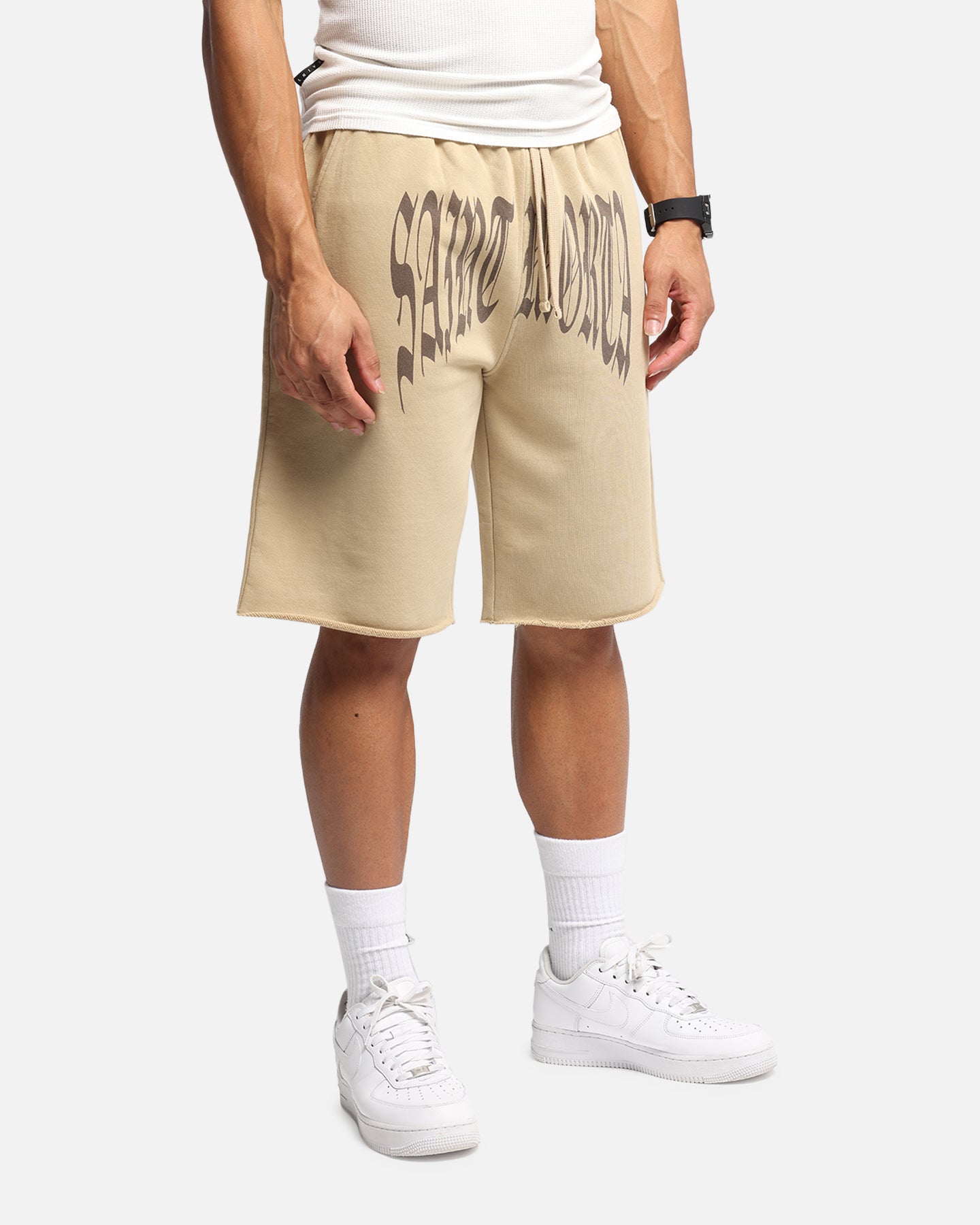 Saint Morta Vill Park Sweat Shorts Pigment Stone | Culture Kings US