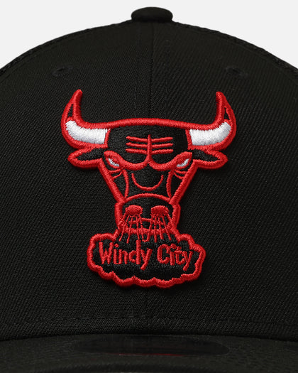 New Era Chicago Bulls 'HWC' 9SEVENTY Trucker Stretch Snapback Black