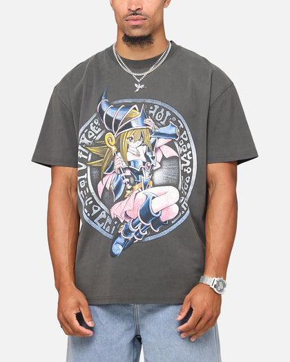73Studio X Yu-Gi-Oh! Dark Magician Girl Card Heavyweight T-Shirt Black Wash