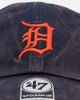 47 Brand Detroit Tigers 'Well Worn' 47 Clean Up Strapback Official Team Colours
