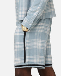 XXIII Plaid Ball Shorts Blue