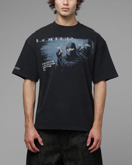 Loiter Vengeance T-Shirt Washed Black