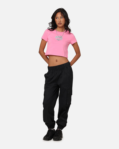 Puma Women's Graphics Hyper Girl Cropped T-Shirt Fast Pink
