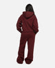 Ed Hardy Women's Tattoo Zip Hoodie Burgundy