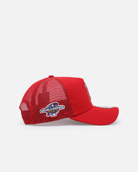 New Era Los Angeles Angels 'Team Color' 9FORTY A-Frame Trucker Snapback OTC