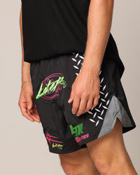 Loiter Instinct Walk Shorts Black/Green/Red