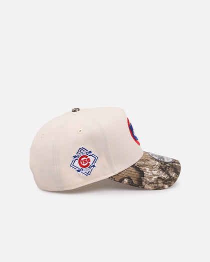 New Era Chicago Cubs 'Realtree Visor' 9FORTY A-Frame Snapback Cream/Camo