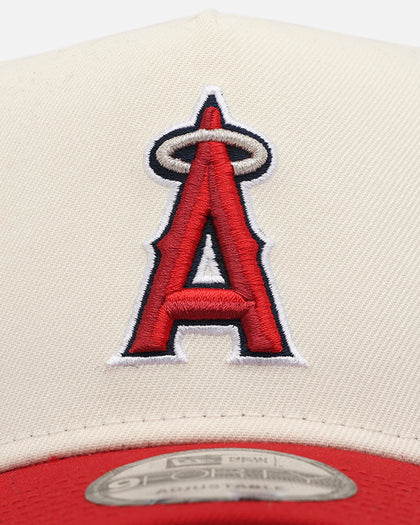 New Era Los Angeles Angels 'Team Color Visor' 9FORTY A-Frame Snapback Chrome