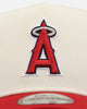 New Era Los Angeles Angels 'Team Color Visor' 9FORTY A-Frame Snapback Chrome