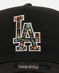 New Era Los Angeles Dodgers 'Floral Forever' 9FORTY A-Frame Snapback Black