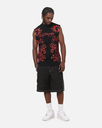 Ed Hardy Dragon Muscle T-Shirt Black