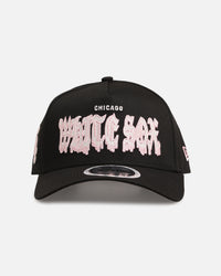 New Era Chicago White Sox 'Drip Glow Script' 9FORTY A-Frame Snapback Black/Pink