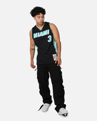 Mitchell & Ness Miami Heat Dwyane Wade '12-13 Swingman Jersey Black/Ice Blue