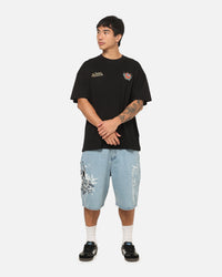 Von Dutch Flower Eye T-Shirt Black