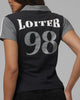 Loiter Women's Empire Polo T-Shirt Black