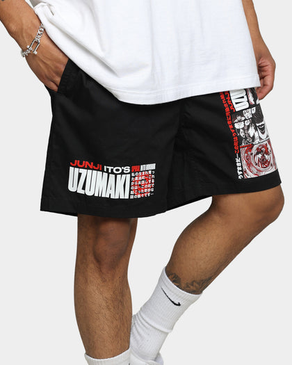 Goat Crew X Uzumaki Shorts Black