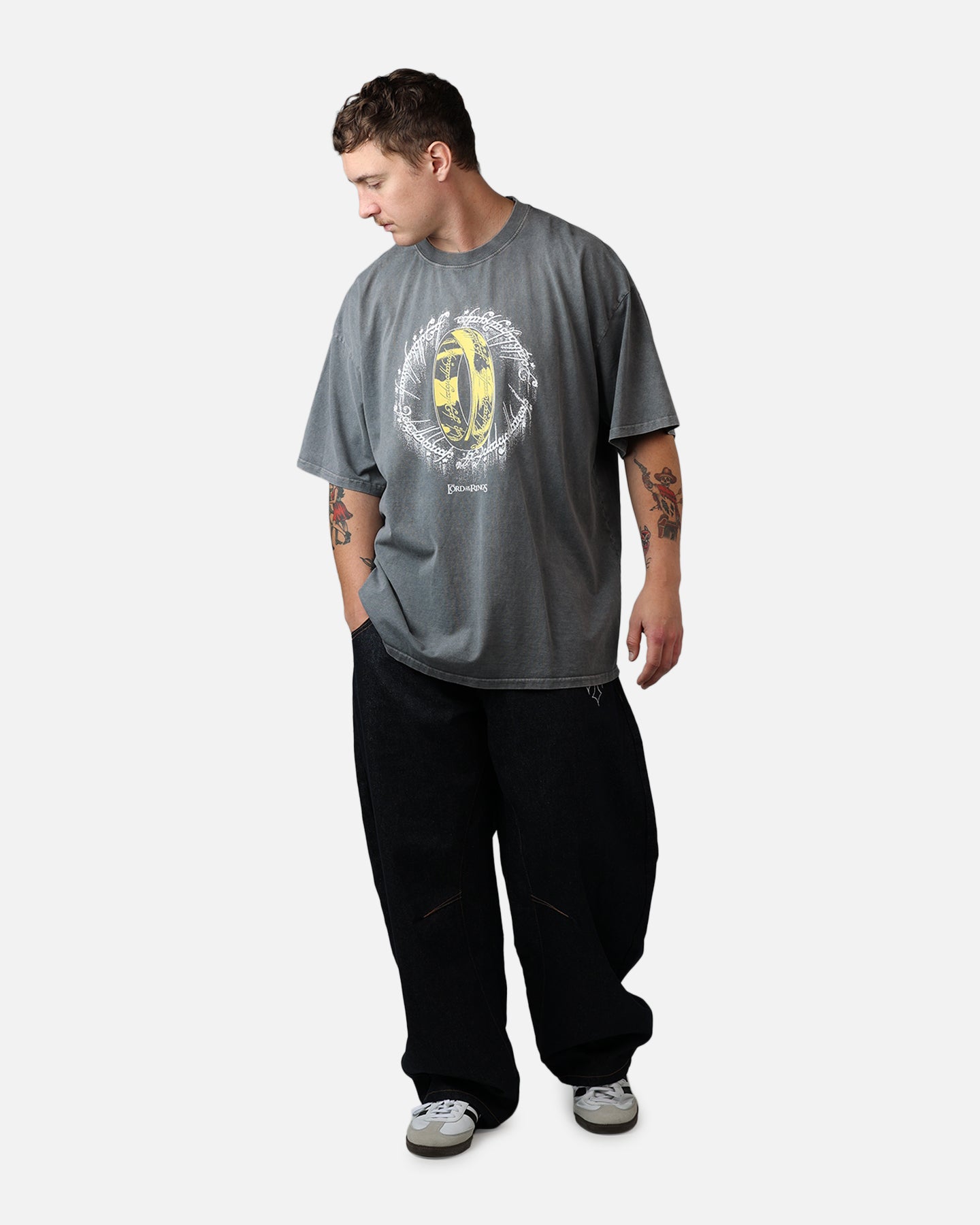 73Studio X Lord Of The Rings One Ring Vintage T-Shirt Washed