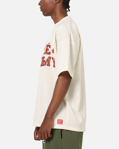 Carre Star Academy Mesh T-Shirt Off White