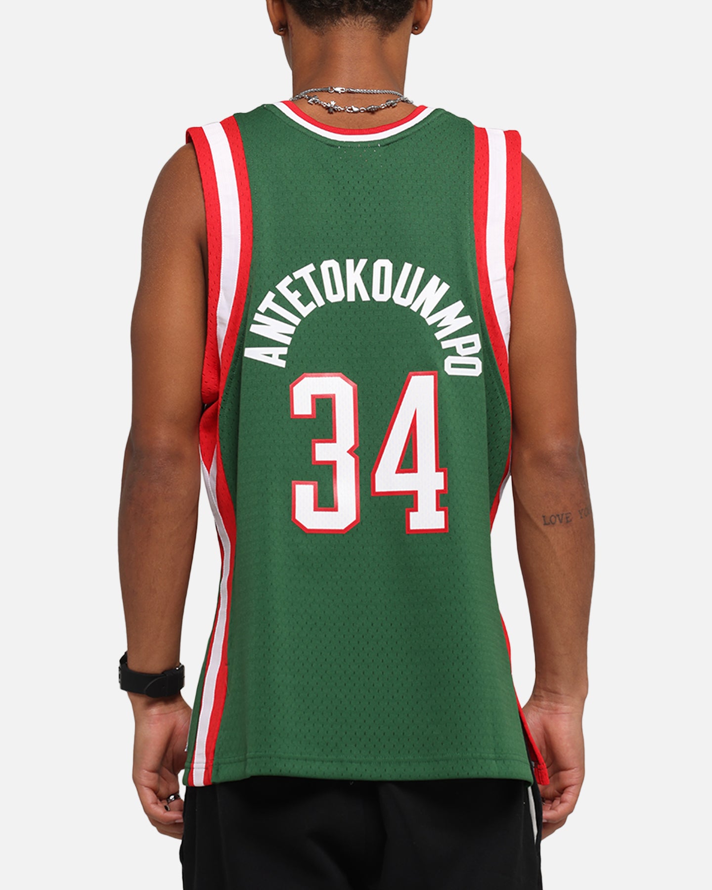 Mitchell & Ness Milwaukee Bucks Giannis Antetokounmpo Swing Jersey
