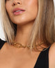 Raising Hell Women's Thick Link Necklace Gold