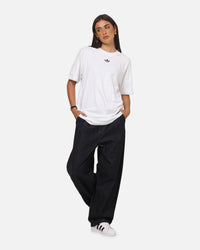 Adidas Chest Stripes Engineered T-Shirt White