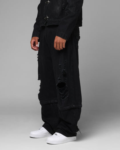 Loiter Thrasher Pants Washed Black