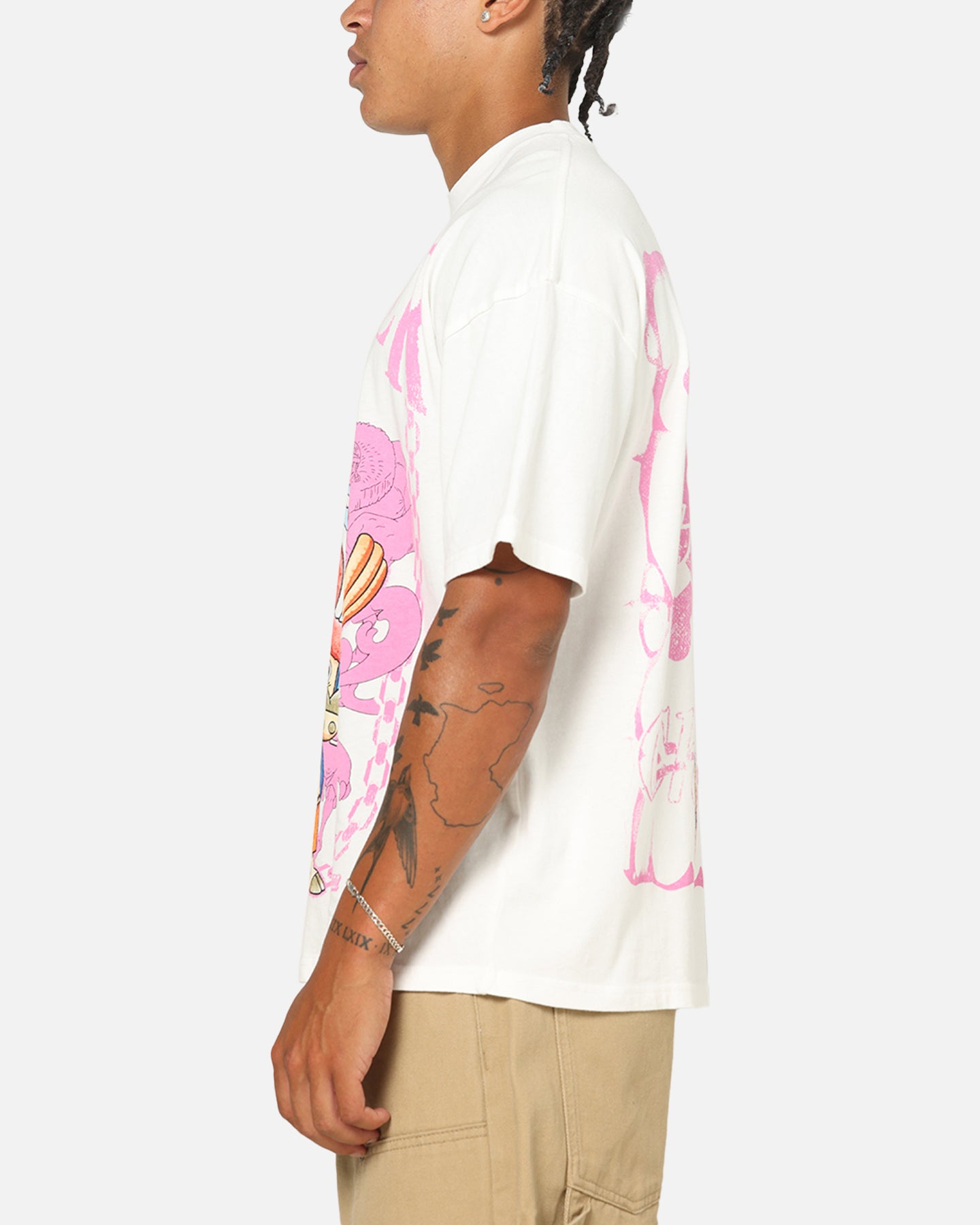 73Studio X One Piece Chopper Vintage T-Shirt Off White | Culture