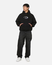 73Studio X Halo Logo Hoodie Black