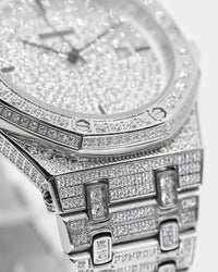 Saint Morta Medio Premierre Watch Iced Silver