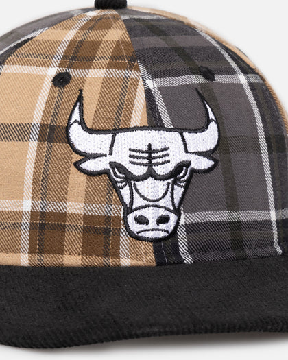 New Era Chicago Bulls 'Multi Panel Plaid' 9FIFTY High Crown Strapback Plaid