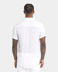 XXIII Dubrovnik Short Sleeve Button Up Shirt White