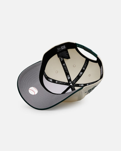 New Era Oakland Athletics 'Evergreen 2.0' 9FORTY A-Frame Snapback Chrome/Dark Green